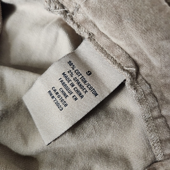 𝅺VINTAGE 90s Bongo Velvet Flare Pants Mid- rise - Picture 4 of 7